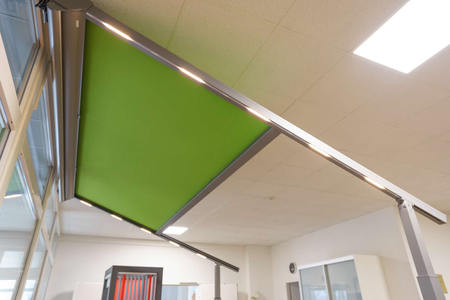 WGB Pergola 350SZ mit Licht in den Seitenschienen