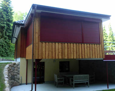 Rollladen Sonderfarbe purpurrot 3/5