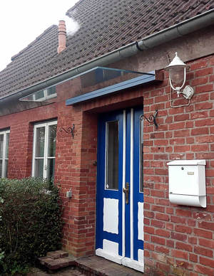 Glasvordach für Haustür 1/2